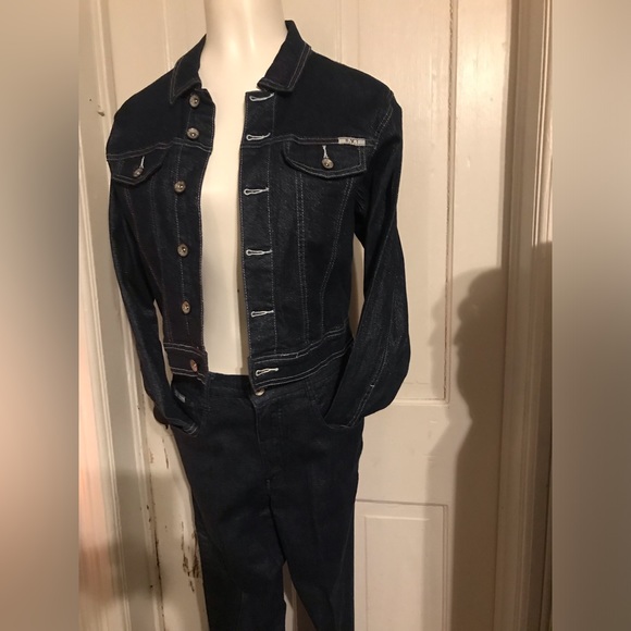 VTG womenβs RTV 2 pc stretchable denim jeans. Size: XL 18 1/2β - 20 1/2β - Picture 3 of 15